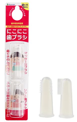 カネソンの「にこにこ歯ブラシ」が紹介されました。